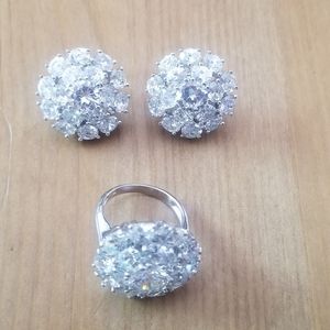 Earrings and ring set